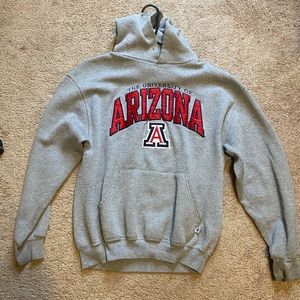 Medium grey university of Arizona hoodie